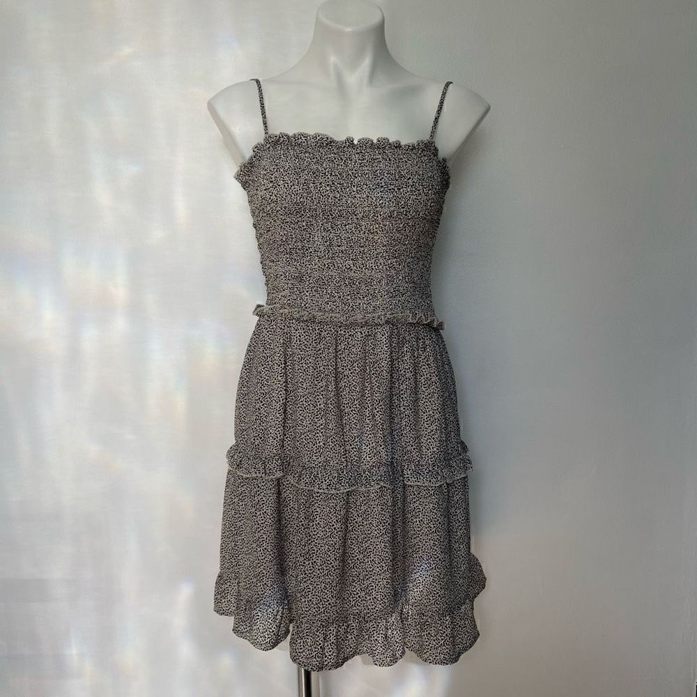 Jessica Simpson smocked Ruffle dress country western